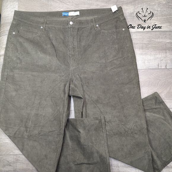 Old Navy Sky Hi Wide Leg Corduroy Pants Size 24 - Picture 1 of 6